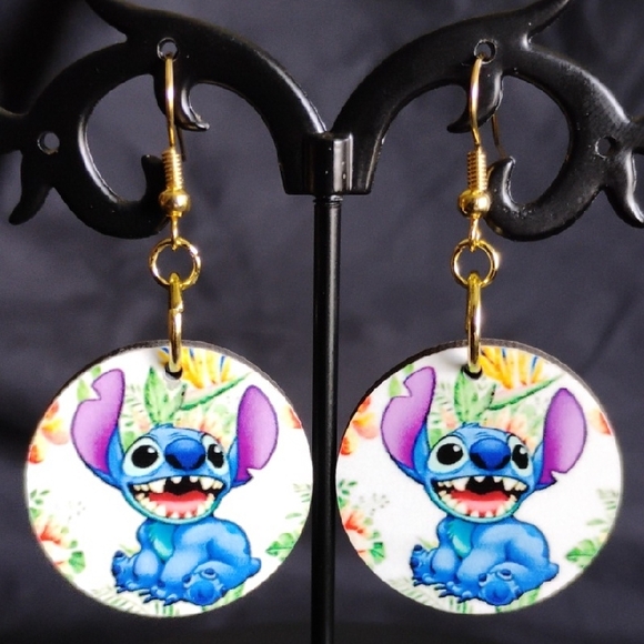 Hand Crafted Jewelry - Hand Crafted Stitch Earrings